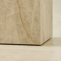 Santorini Taj Mahal Sintered Stone Short Plinth 30x30x50cm