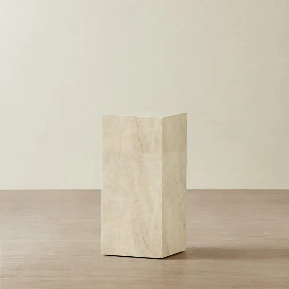 Santorini Taj Mahal Sintered Stone Medium Plinth 35x35x65cm