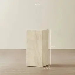 Santorini Taj Mahal Sintered Stone Medium Plinth 35x35x65cm