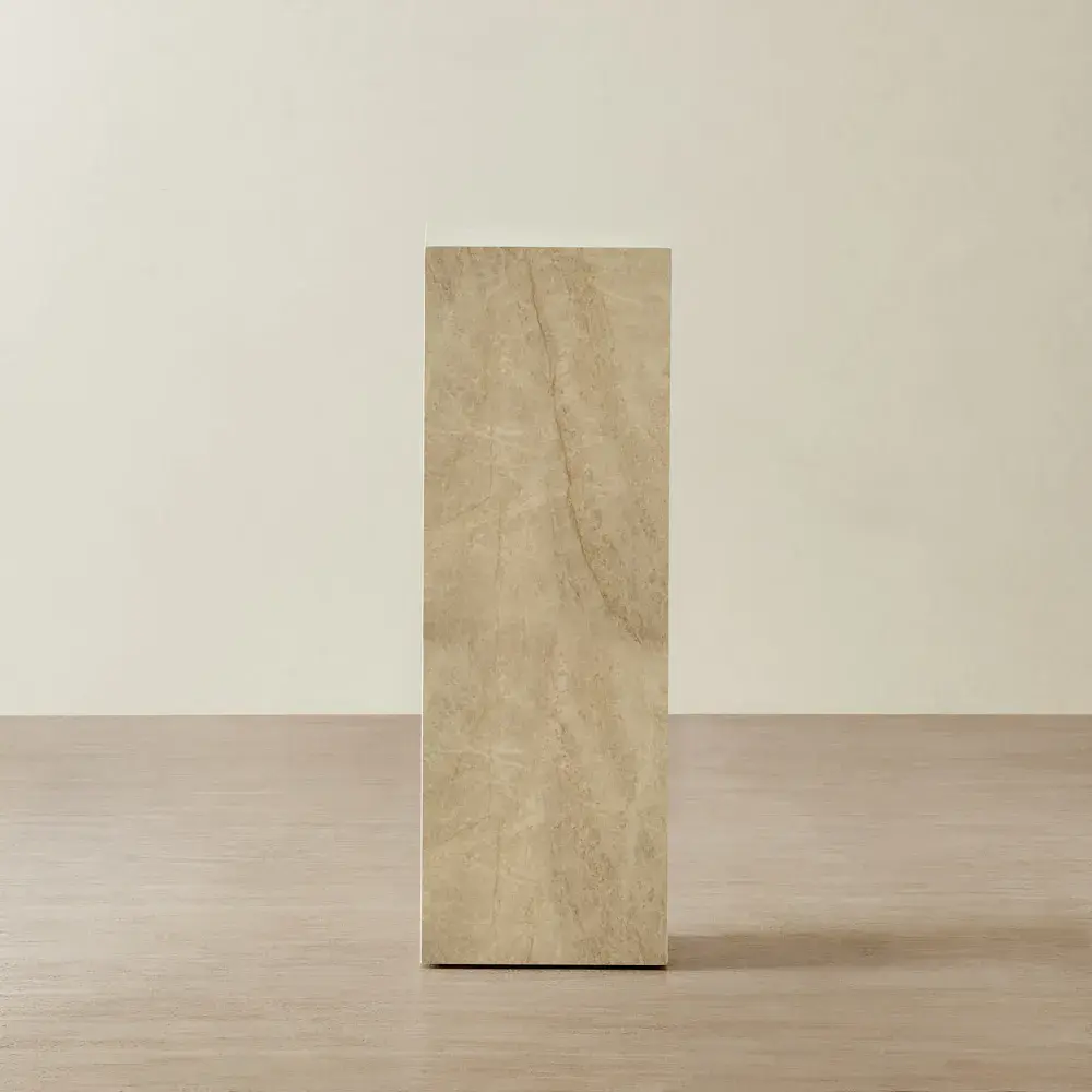 Santorini Taj Mahal Sintered Stone High Plinth 35x35x90cm