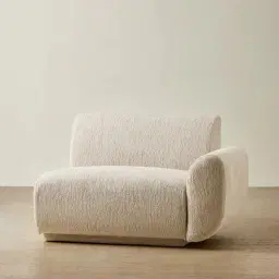 Vero Dusty Beige Fabric Modular Sofa - Right Arm