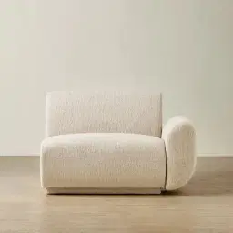 Vero Dusty Beige Fabric Modular Sofa - Right Arm