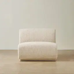 Vero Dusty Beige Fabric Modular Sofa - Armless