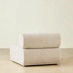 Pebbla Tuscan Sand Fabric Armless Module