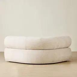 Pebbla Tuscan Sand Fabric Wedge Corner Module