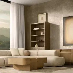 Pebbla Tuscan Sand Fabric Right Terminal