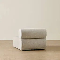 Pebbla Slate Grey Fabric Armless Module