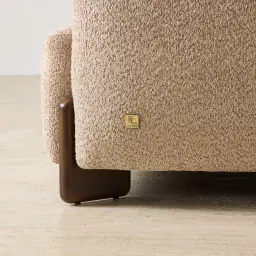 Celia Antelope 2-Seater Woven Fabric Sofa