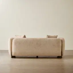 Celia Antelope 2-Seater Woven Fabric Sofa