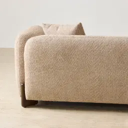 Celia Antelope 2-Seater Woven Fabric Sofa