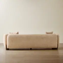 Celia Antelope 3-Seater Woven Fabric Sofa