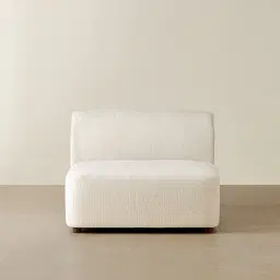 Calma Fusion Grey Fabric Armless Module