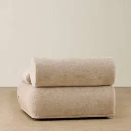 Pebbla Tuscan Sand Fabric Right Arm Module