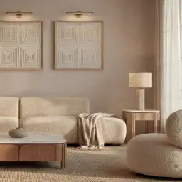 Evo Dusty Beige Fabric Sofa - 2 Seater Right Sofa