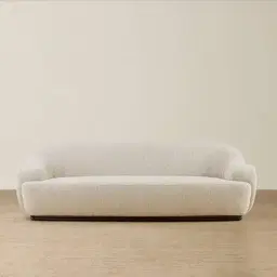 Serena Dusty Beige Fabric 3 Seater Sofa