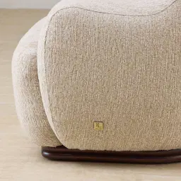 Serena Dusty Beige Fabric Occasional Chair