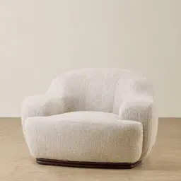 Serena Dusty Beige Fabric Occasional Chair