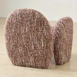 Bohdi Auburn Red Woven Fabric Occasional Chair