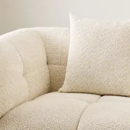 Amity Stone Cream Woven Fabric Left Arm Module