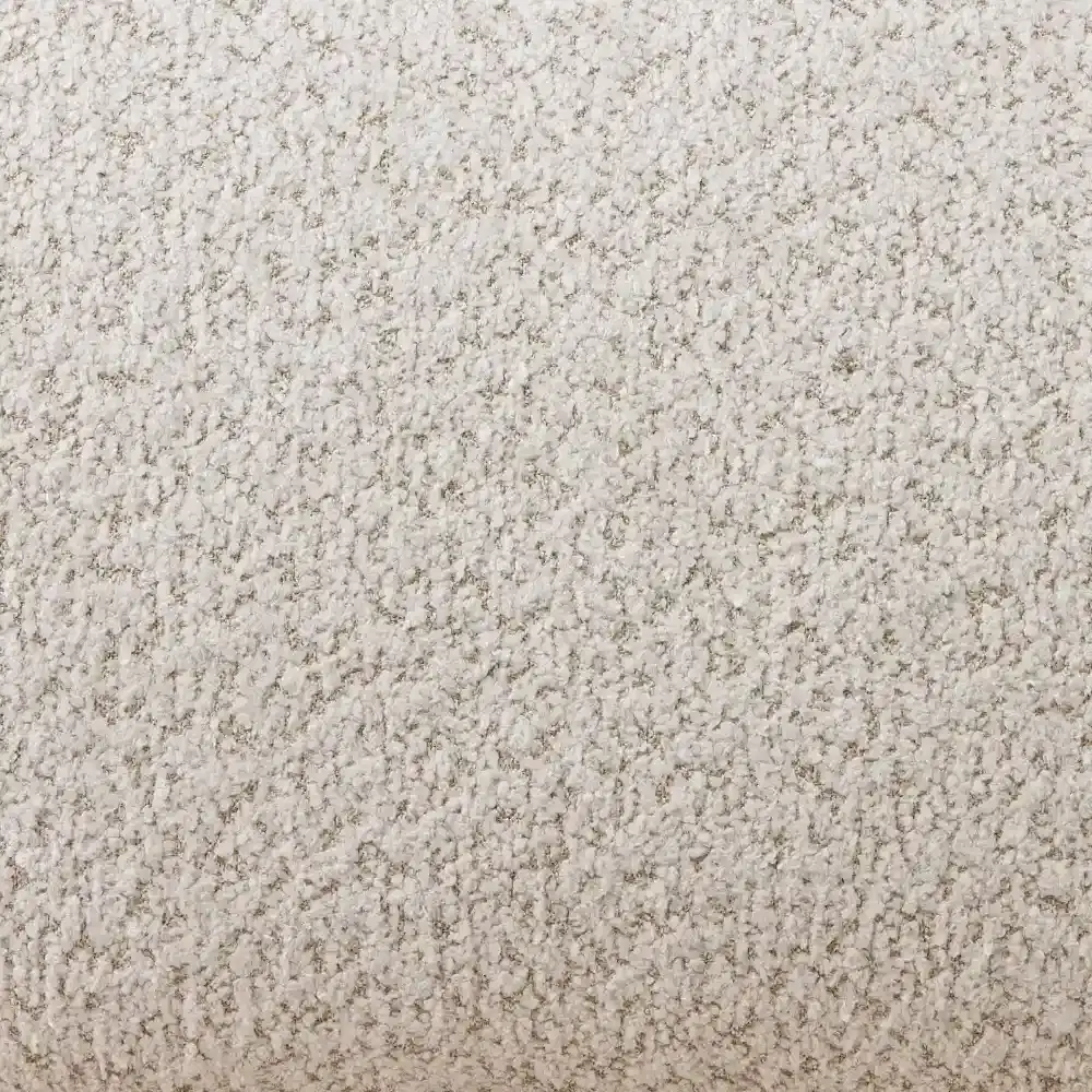 Polina Stone Cream Woven Fabric Dining Chair - Brushed Bronze Legs