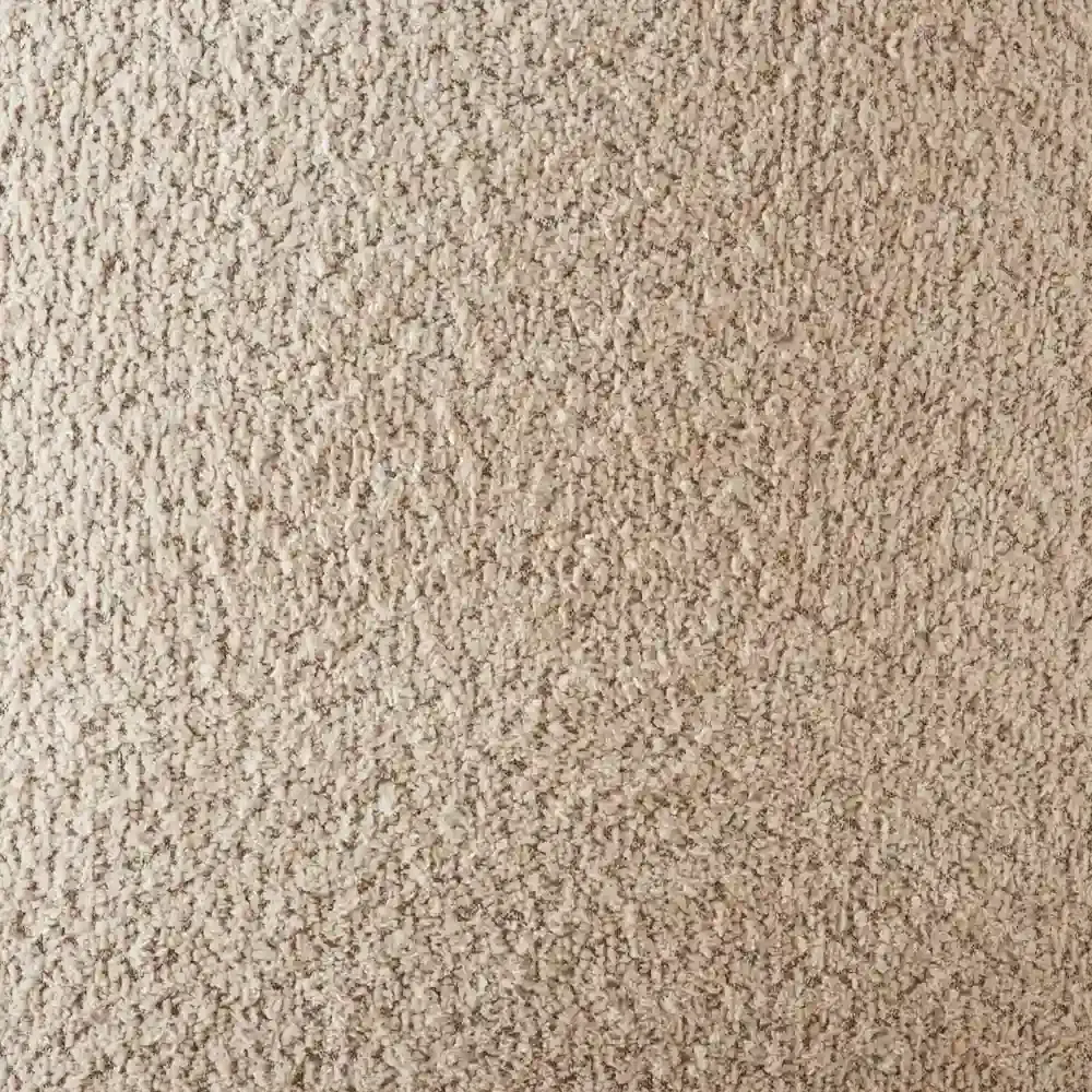 Milana Mid Beige Woven Fabric Dining Chair - Brushed Bronze Legs