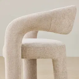 Lyra Tuscan Sand Fabric Dining Chair