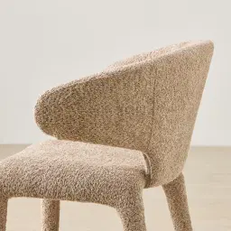 Debra Antelope Woven Fabric Dining Chair