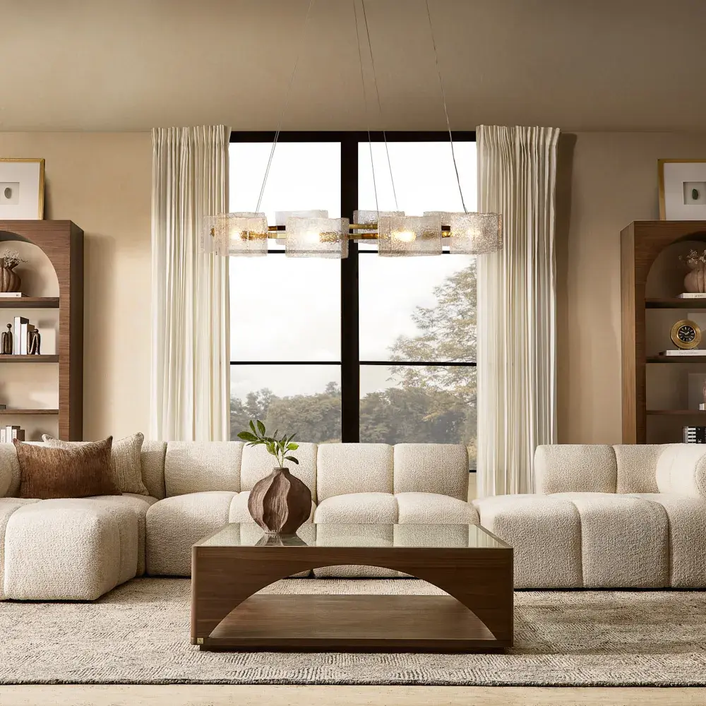 Costanza Mocha Walnut Wooden Bookshelf