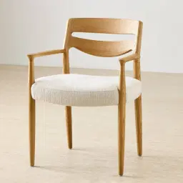 Gloria Fusion Grey Fabric Dining Chair - Light Ash Legs