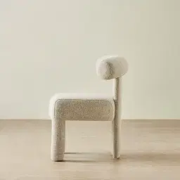 Wisteria Stone White Fabric Dining Chair