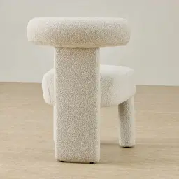Wisteria Stone White Fabric Dining Chair