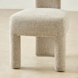 Wisteria Stone White Fabric Dining Chair