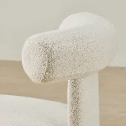 Wisteria Stone White Fabric Dining Chair