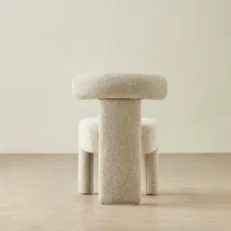 Wisteria Stone White Fabric Dining Chair