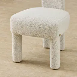 Wisteria Stone White Fabric Dining Chair