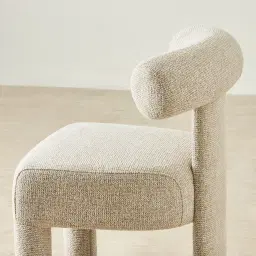 Wisteria Stone White Fabric Dining Chair