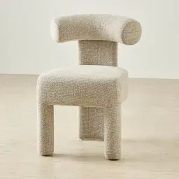 Wisteria Stone White Fabric Dining Chair