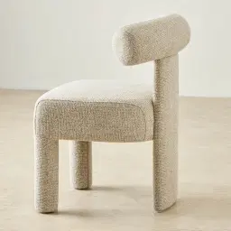 Wisteria Stone White Fabric Dining Chair