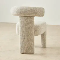 Wisteria Stone White Fabric Dining Chair