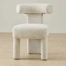 Wisteria Stone White Fabric Dining Chair