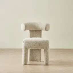Wisteria Stone White Fabric Dining Chair