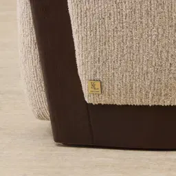 Aria Dusty Beige Fabric Occasional Chair
