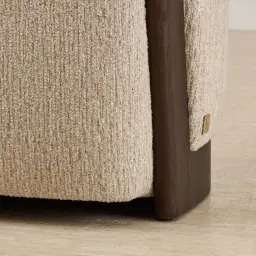 Aria Dusty Beige Fabric Occasional Chair