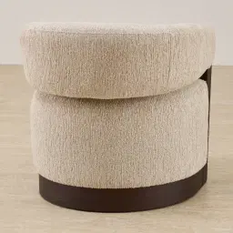 Aria Dusty Beige Fabric Occasional Chair