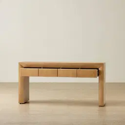 Salvador Light Oak Veneer Console Table
