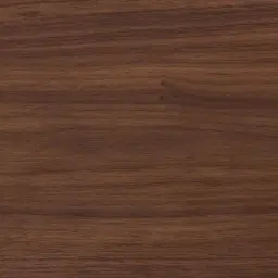 Ophelia Smoky Walnut Veneer Curved Coffee Table - 180x90cm