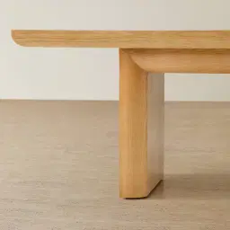 Salvador Light Oak Veneer Dining Table 240x120cm