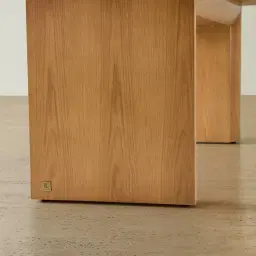 Salvador Light Oak Veneer Dining Table 240x120cm