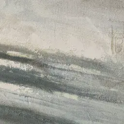 Muted Vermilion Painting 80x120cm