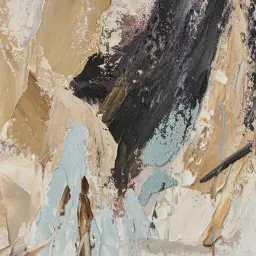 Ochre Memory Painting 100x100cm